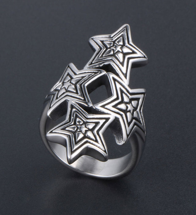 4-Star Silver Ring