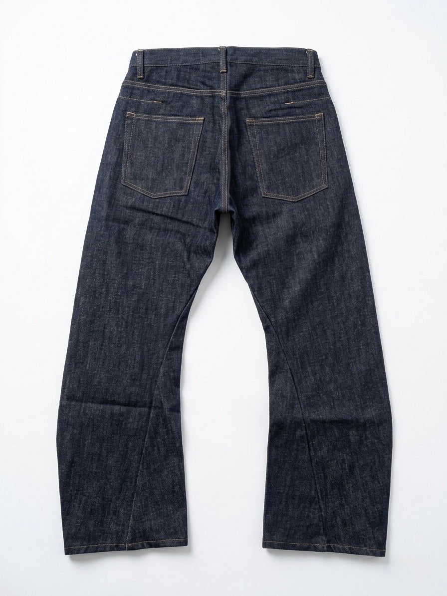 Curve Zipper Blue Jean by CRUX