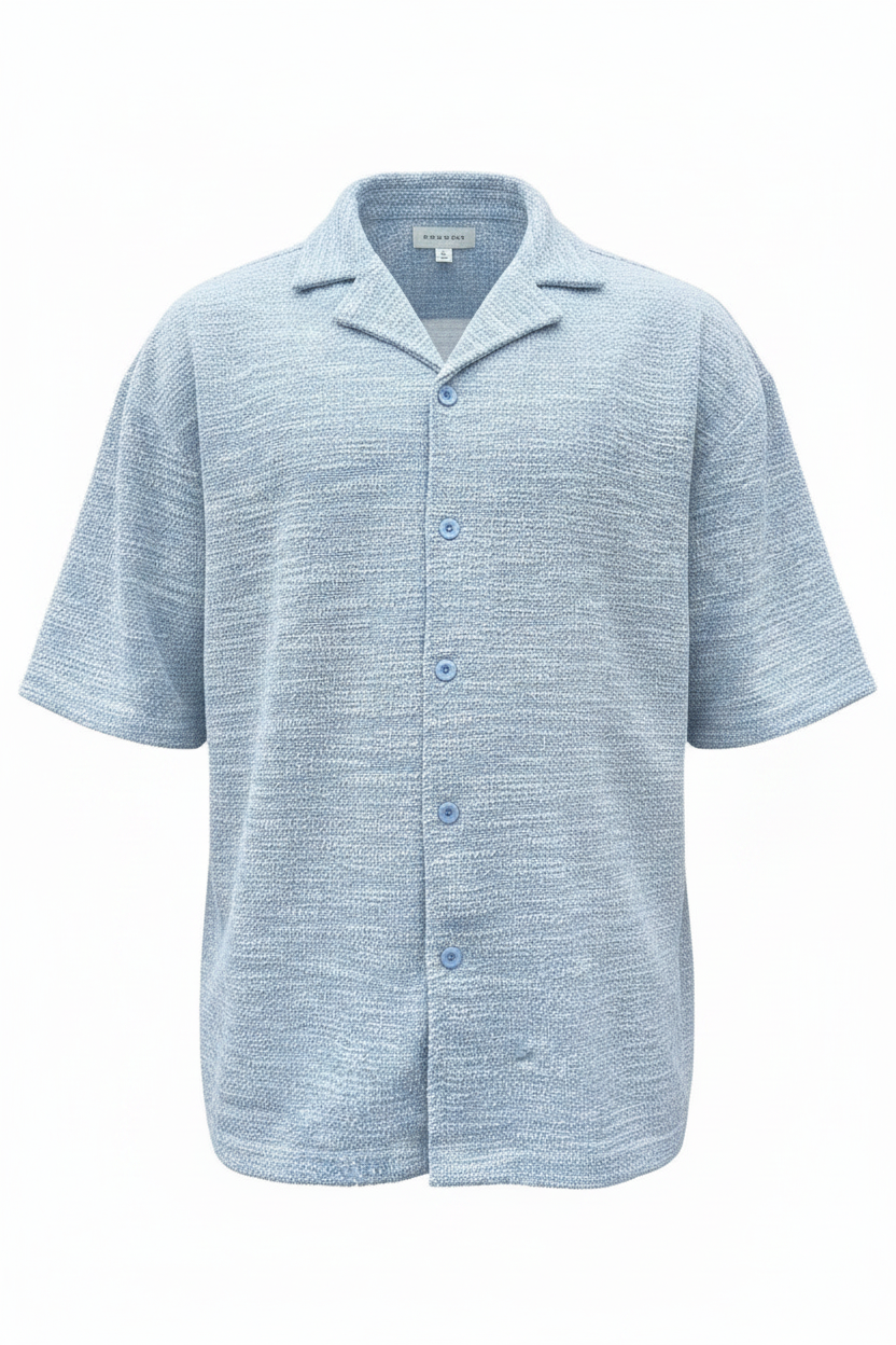 Orbuum Knit Shirt in light blue | CRUX