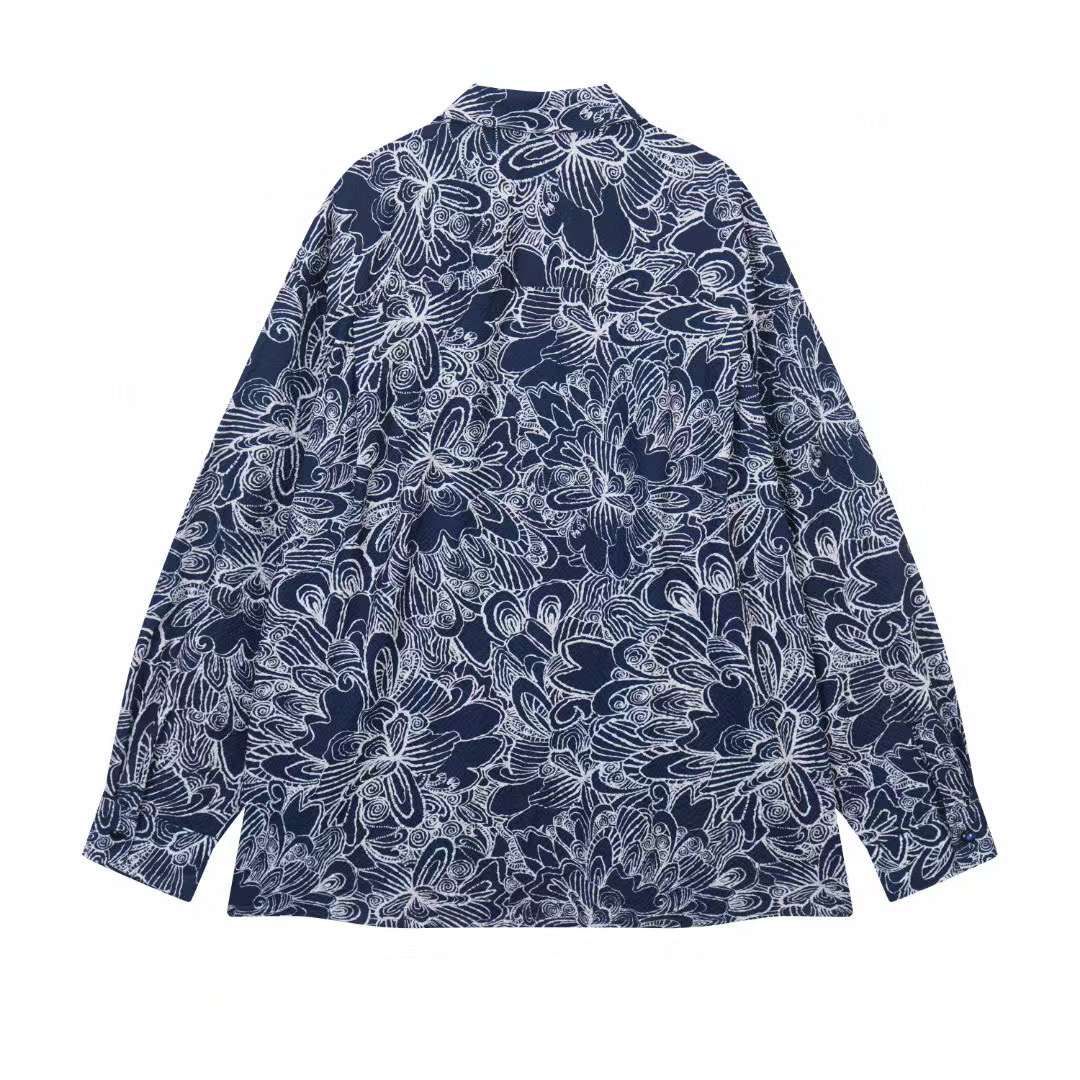 Navy Daisy Shirt by CRUX