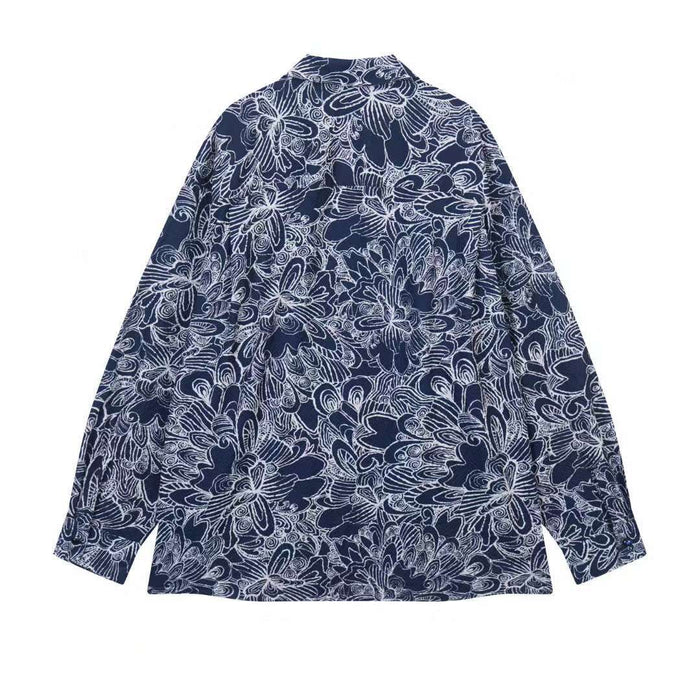 Navy Daisy Shirt by CRUX