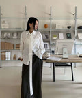 Taper White Shirt by 227102