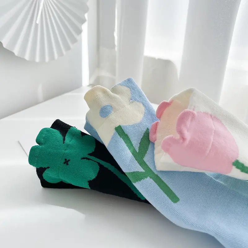 Sunflower Cotton Socks by 227102