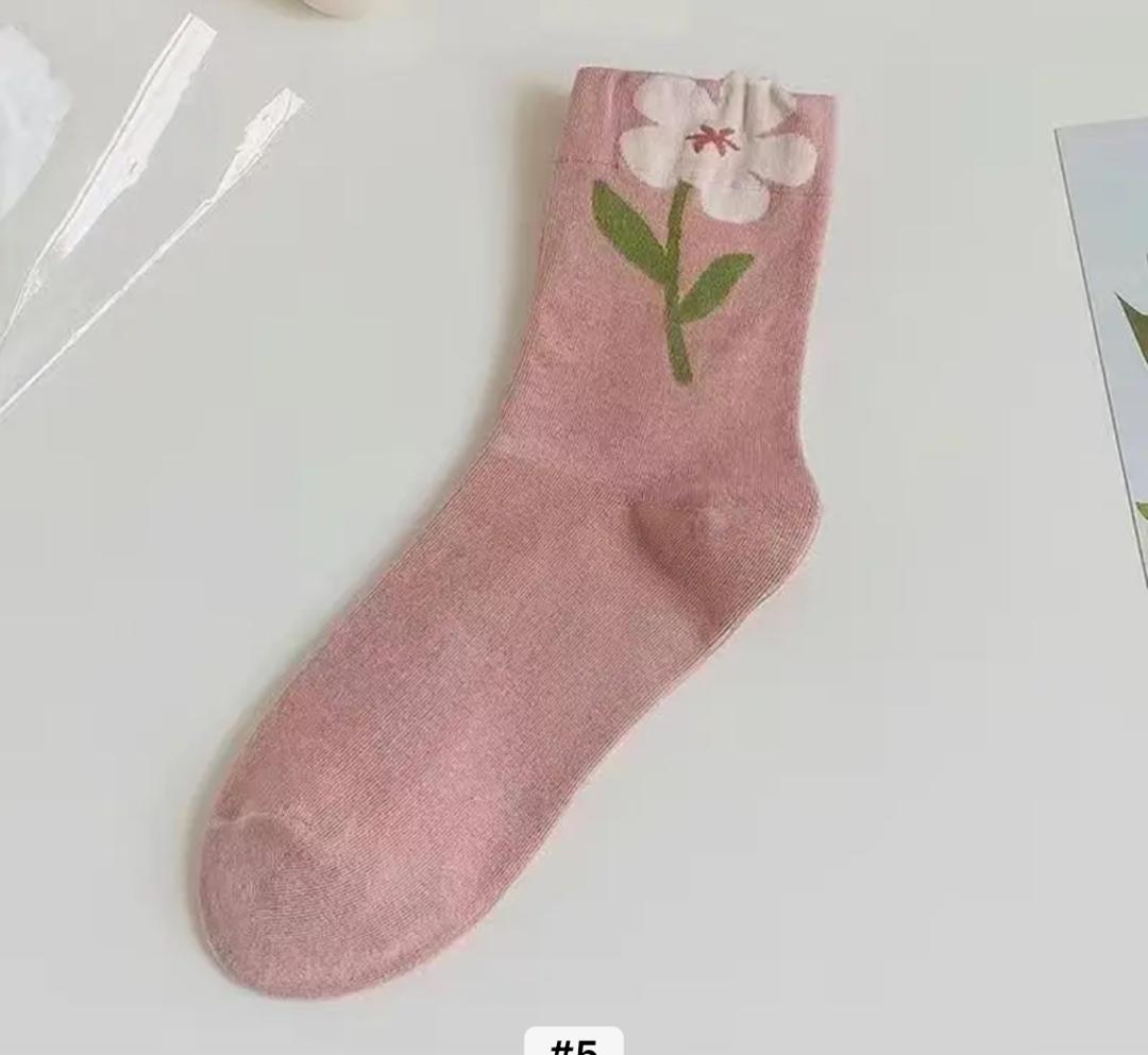 Sunflower Cotton Socks by 227102
