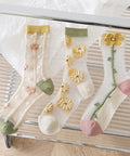 Mesh Daisy Socks by 227102