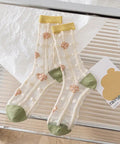 Mesh Daisy Socks by 227102