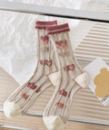 Mesh Daisy Socks by 227102