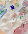 Sunflower Cotton Socks by 227102