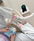 Sunflower Cotton Socks by 227102