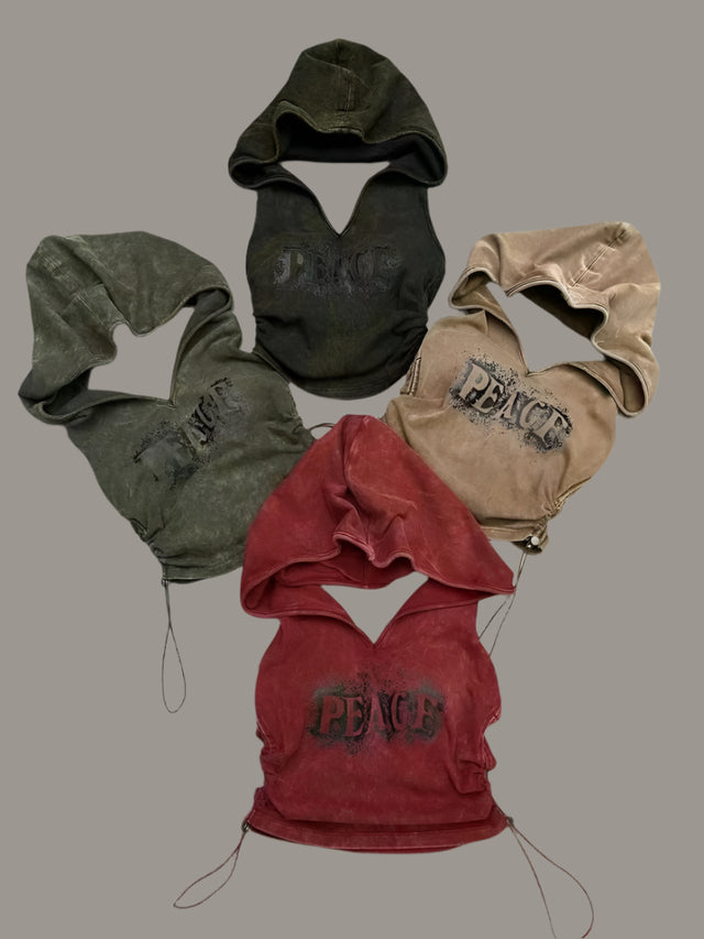 Acid Hooded Top by 227102