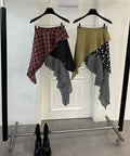 Check Mix Skirt by 227102