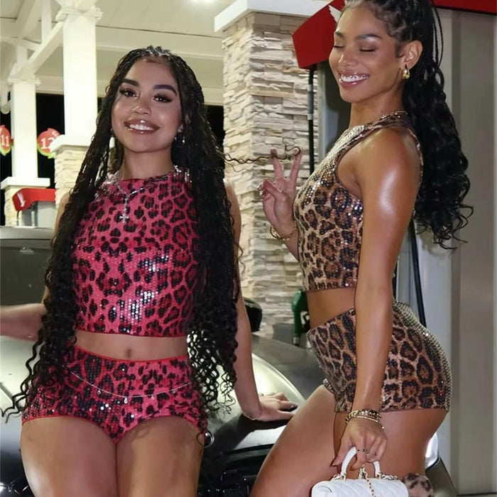 Leopard Shim Co-ord by 227102