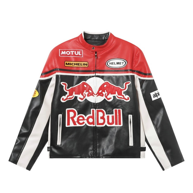 REDBULL LEATHER JACKET