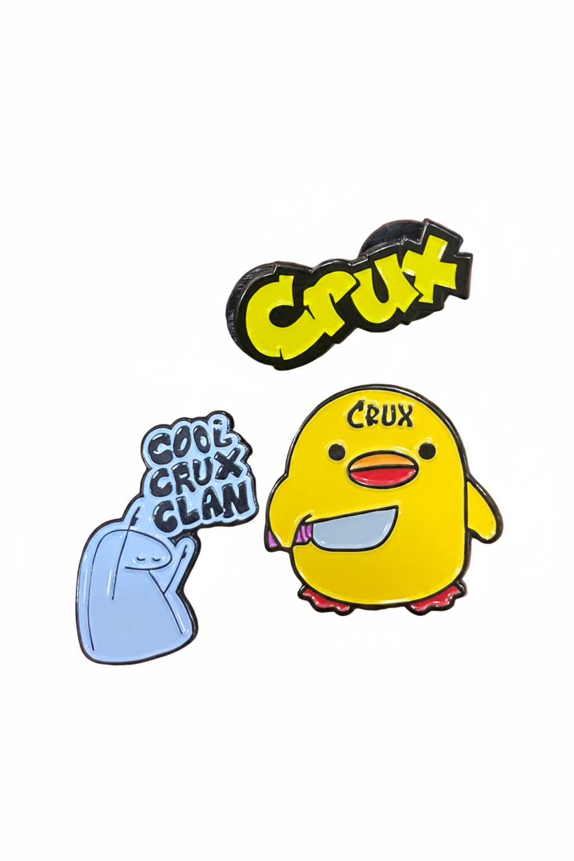 Crux Pin Charm in yellow | CRUX