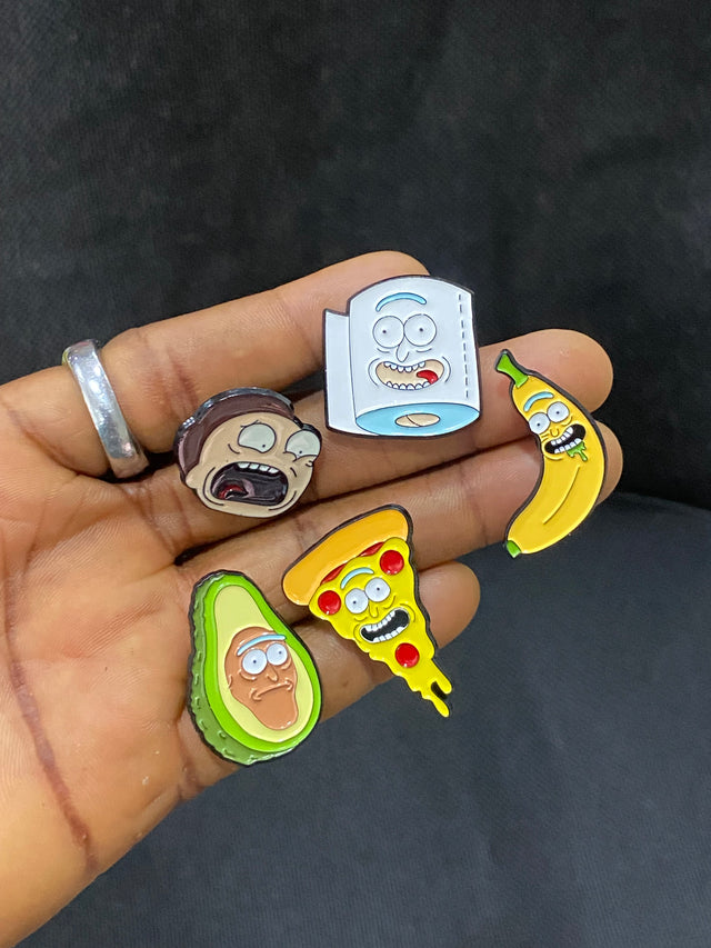 Rick n Morty Pin Charm