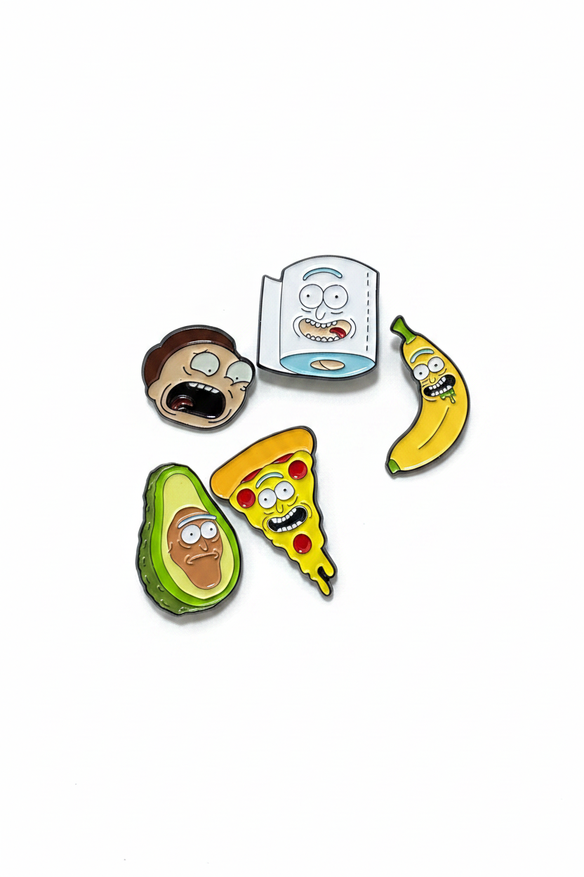 Rick n Morty Pin Charm — pins in multi | CRUX