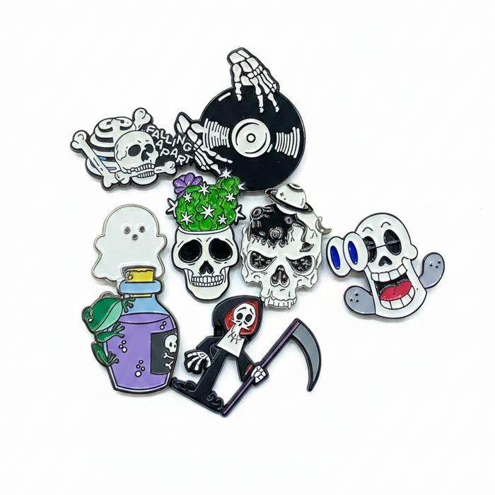 Spooky Pin Charm — pins in white | CRUX