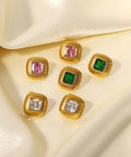 BUTTON EARRINGS by CRUX