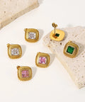 BUTTON EARRINGS by CRUX