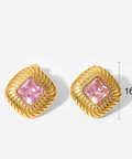 BUTTON EARRINGS by CRUX