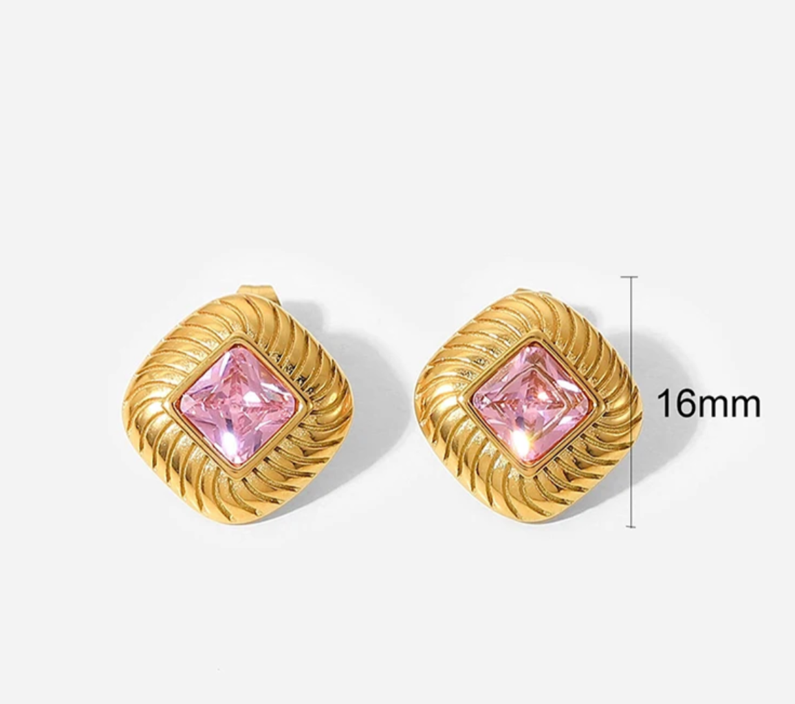 BUTTON EARRINGS by CRUX