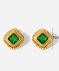 BUTTON EARRINGS by CRUX