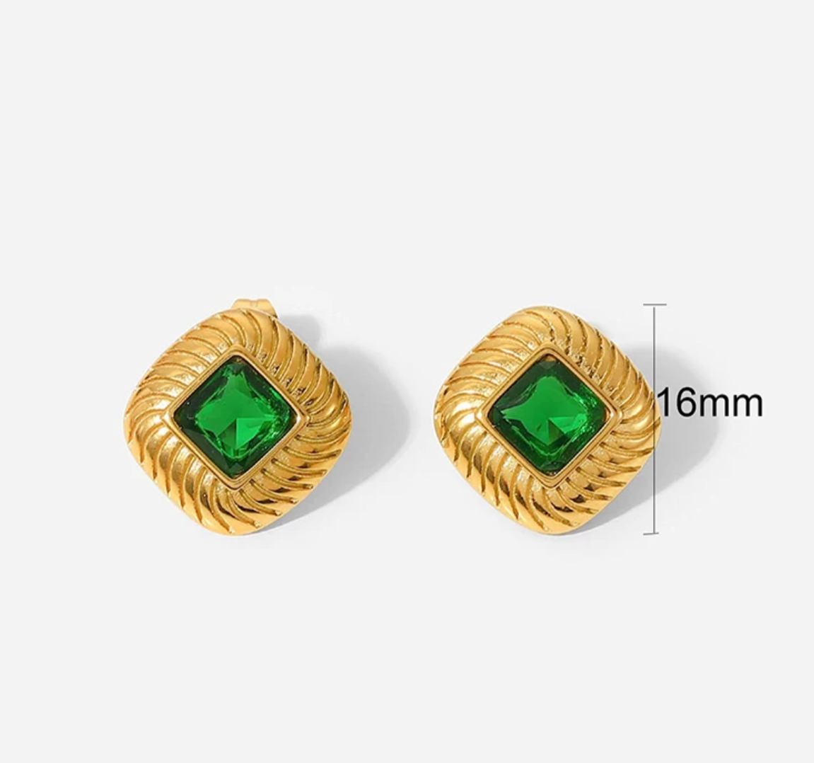 BUTTON EARRINGS by CRUX