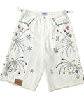 Dazzled White Jort by CRUX CUSTOM