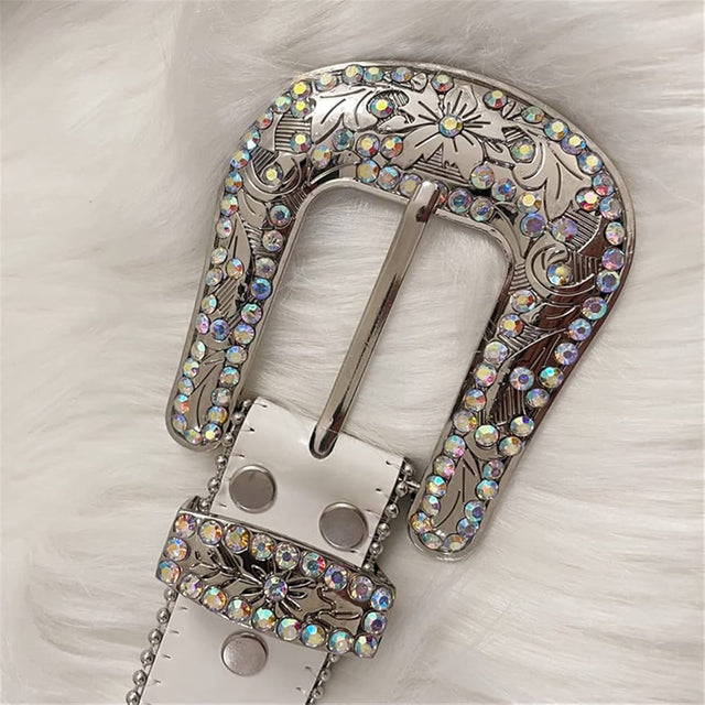 DAISY RHINESTONE BELT