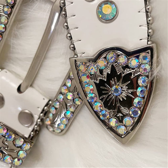 DAISY RHINESTONE BELT