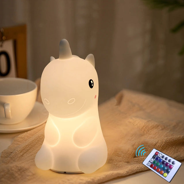 silicon unicorn night light