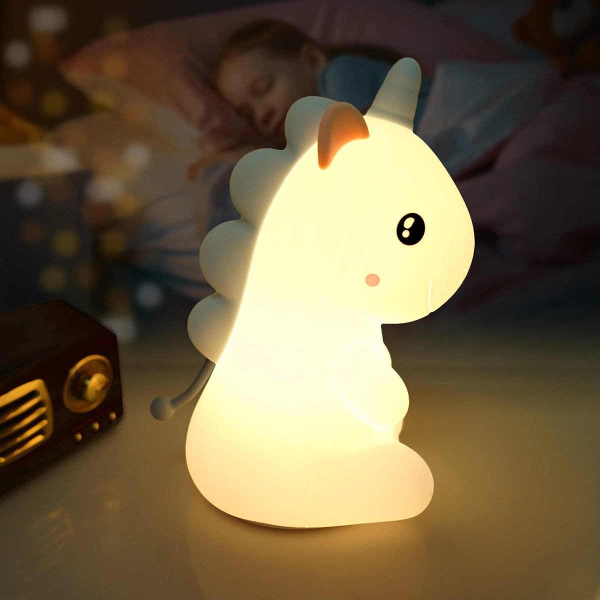 silicon unicorn night light by BIG BAG