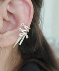 Lace Clip Earrings by CRUX