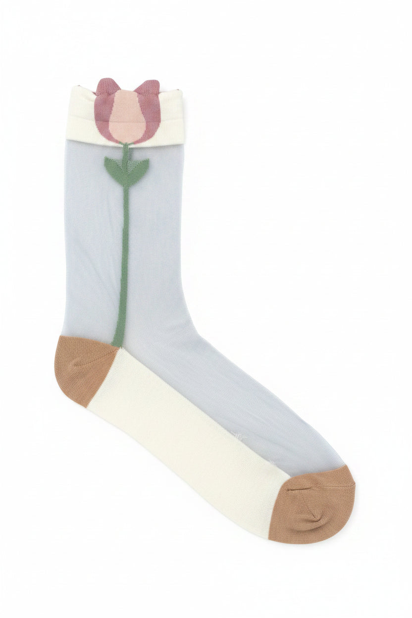 Mesh Daisy Socks by 227102