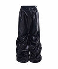 Ruched Leather Pant by CRUX