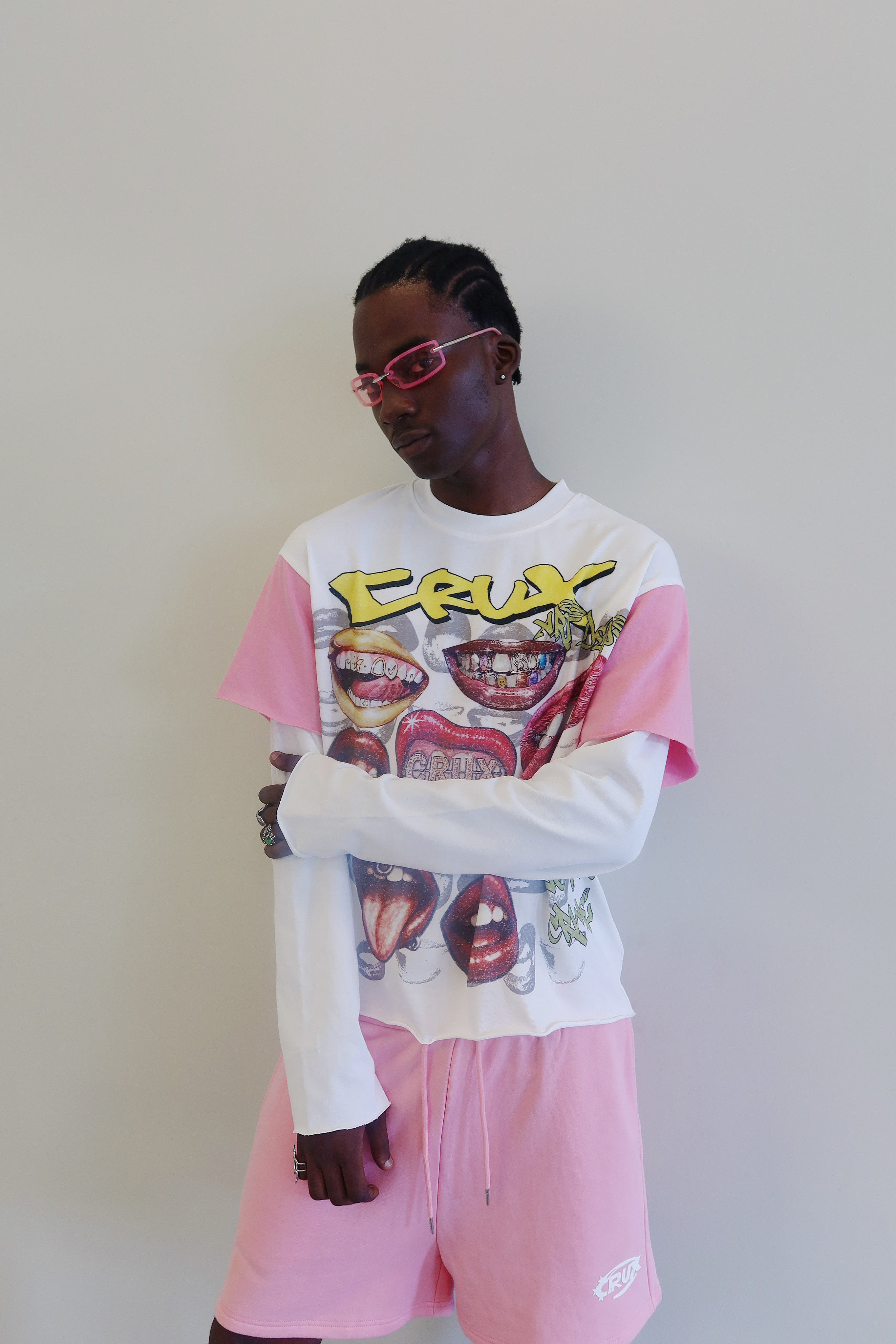Cheese Long Sleeve Tee by CRUX CUSTOM