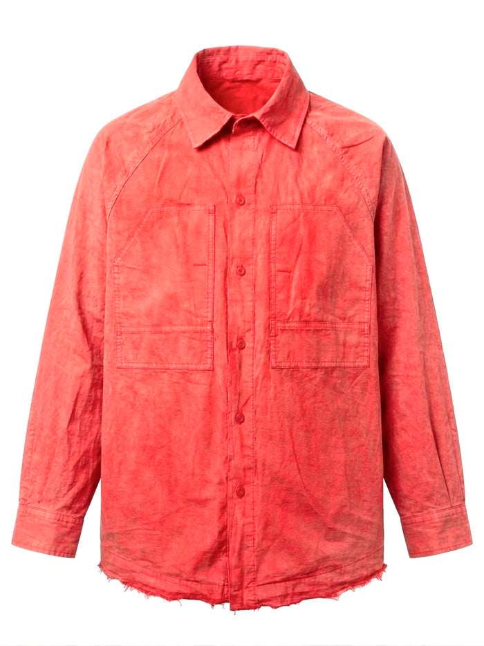 Depart Fade Shirt in orange | CRUX