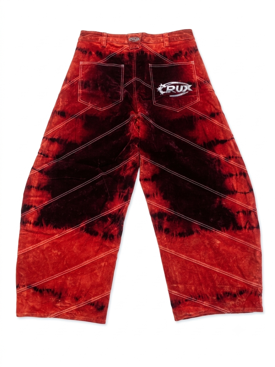 Hitachi Denim pants (cord set) in brown | CRUX