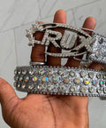 Base Cx Rhinestone Belt by CRUX CUSTOM