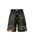 Dazzled Black Jort by CRUX CUSTOM
