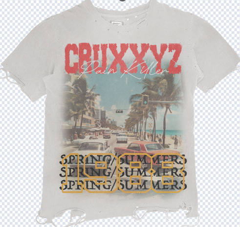 Califonia Tee by CRUX CUSTOM
