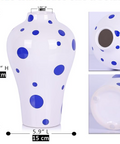 Blue Polka Dots Vase by BIG BAG