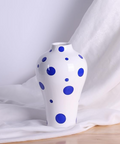 Blue Polka Dots Vase by BIG BAG