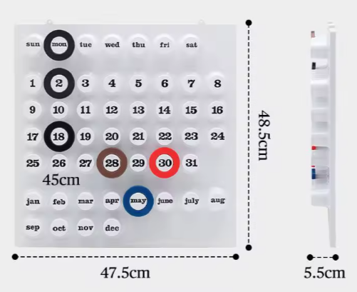 Large Sized Calender by BIG BAG