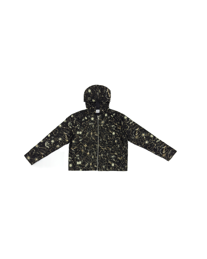 Flamy Denim Hoodie (CORD) by CRUX CUSTOM