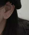 Heart String Earrings by 222102