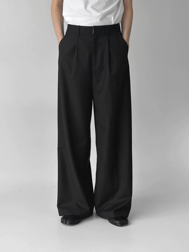 Duo plain pants