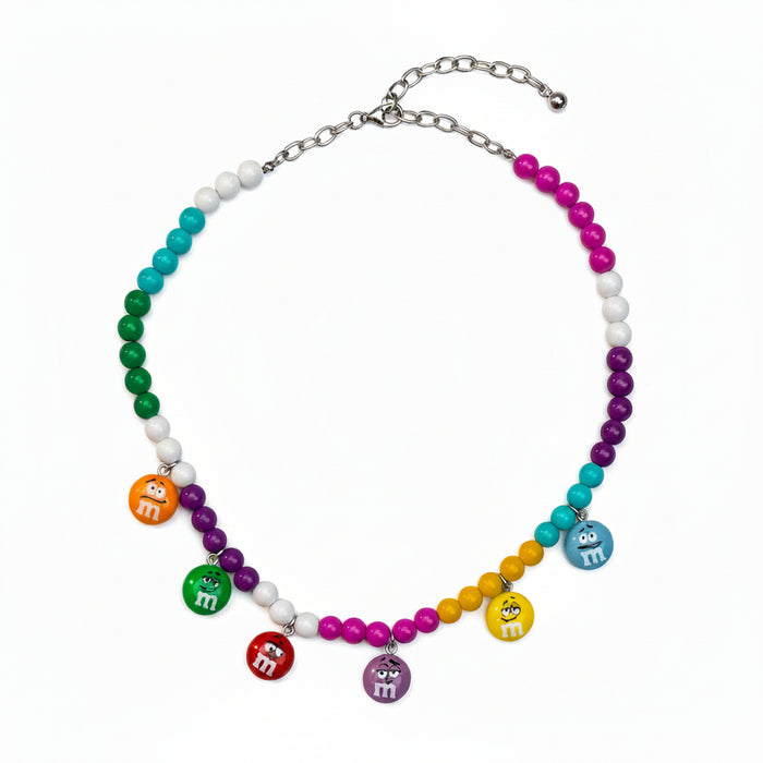 Eminem Bead Neckpiece — necklace in multicolor | CRUX