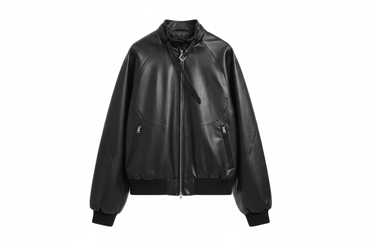 Buckle Collar Jacket by CRUX