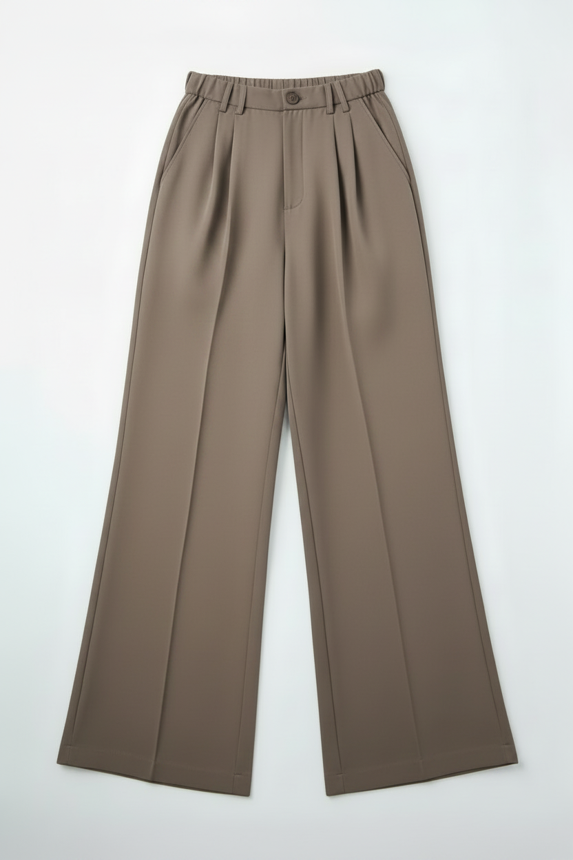Angled plain pants-thumbmail-3